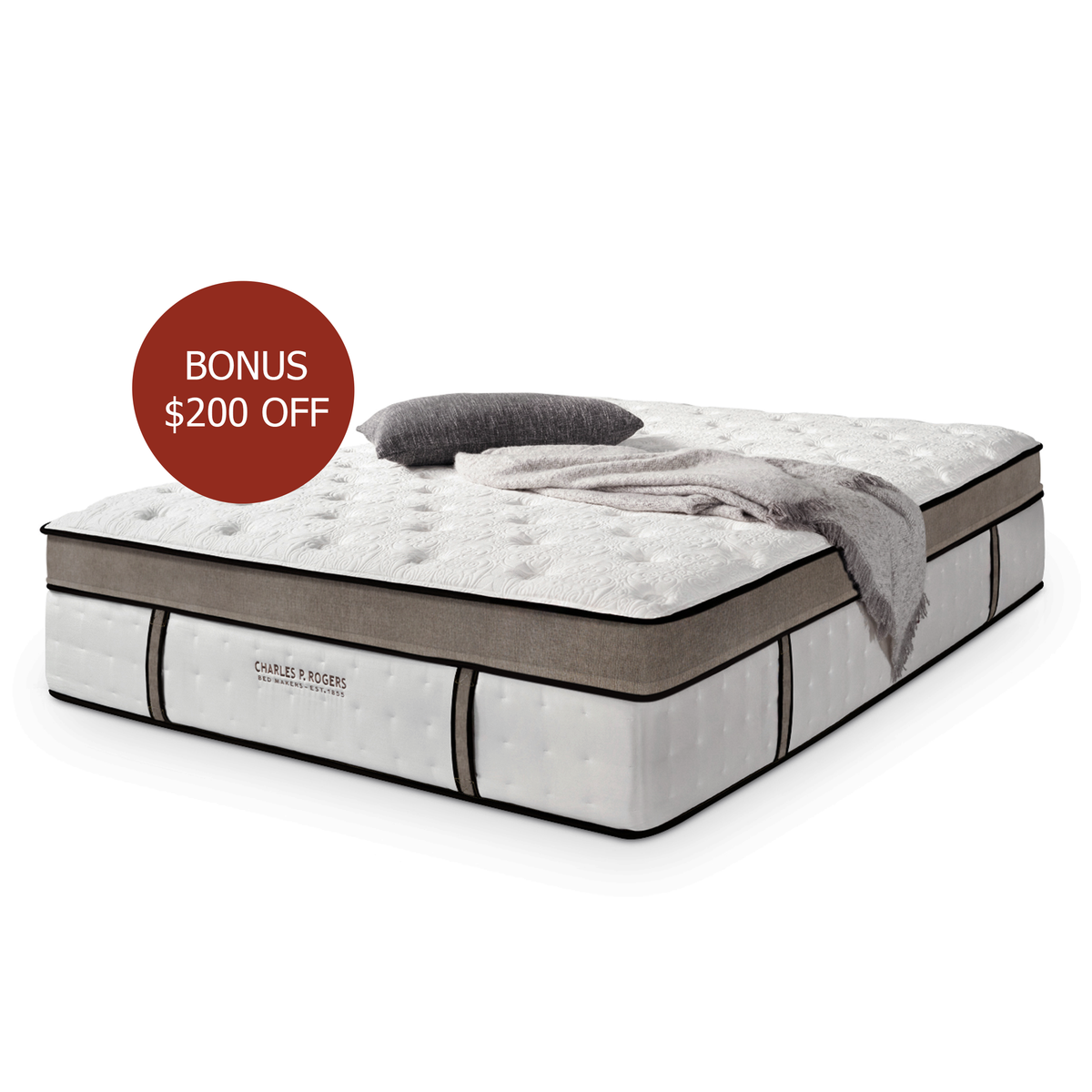 Charles P. Rogers Lifetime 8 mattress
