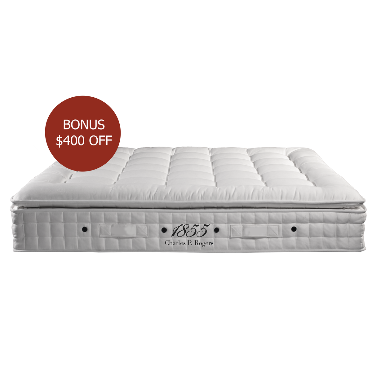 Charles P. Rogers Wool 4000 Pillowtop mattress